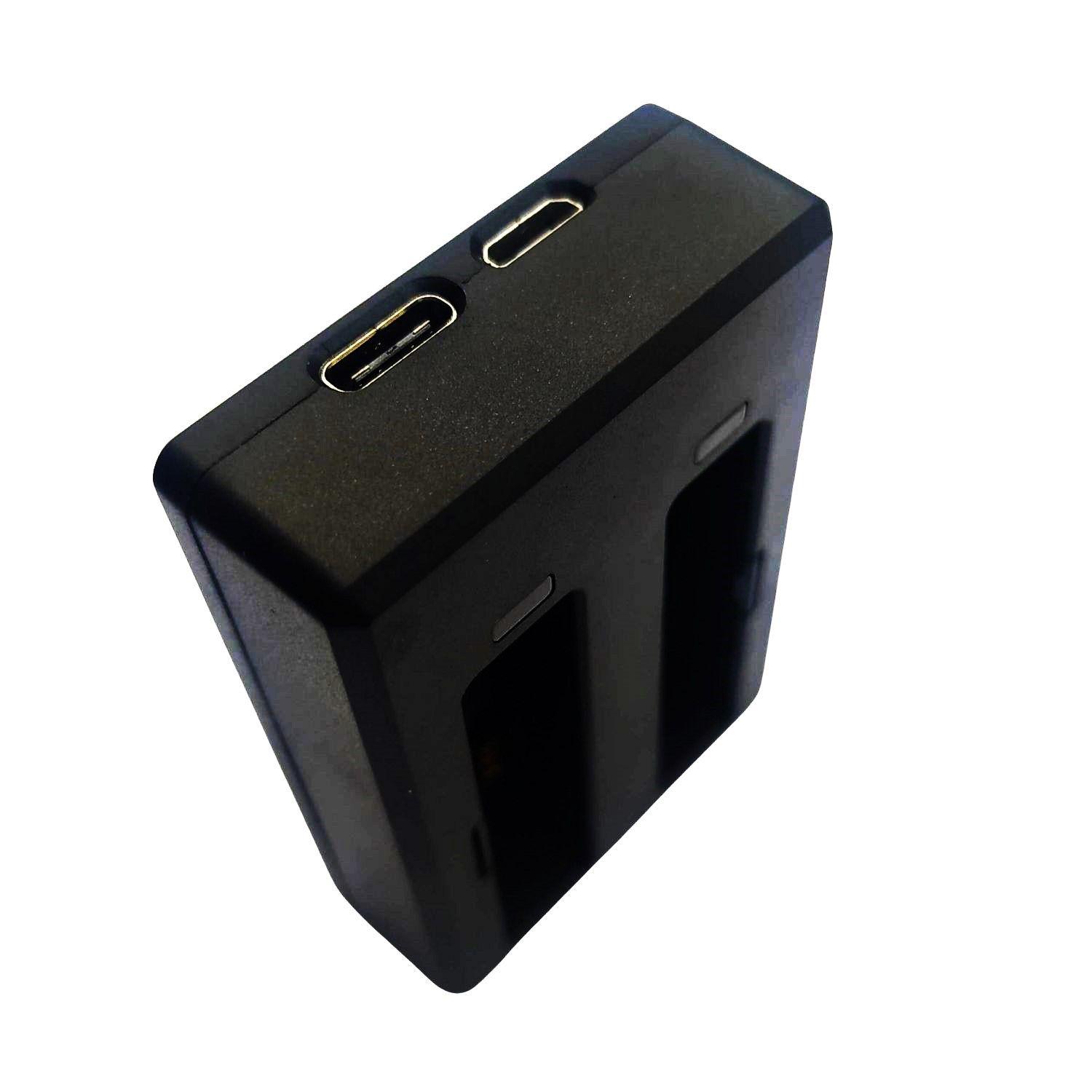 Cargador de baterías DUAL para cámaras deportivas SJCAM A10 A20-4