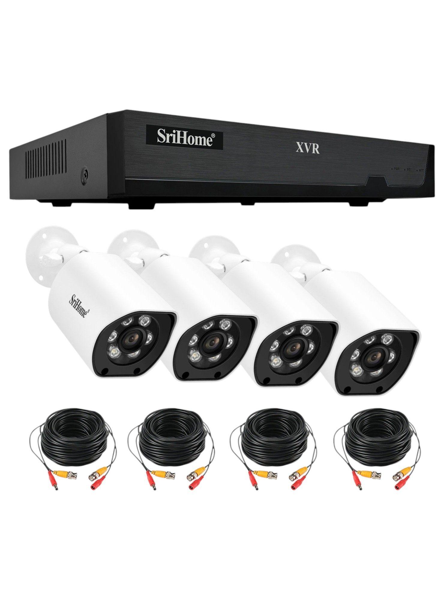Kit XVR SriHome NVS008 4 Cámaras AH034 1080P-2
