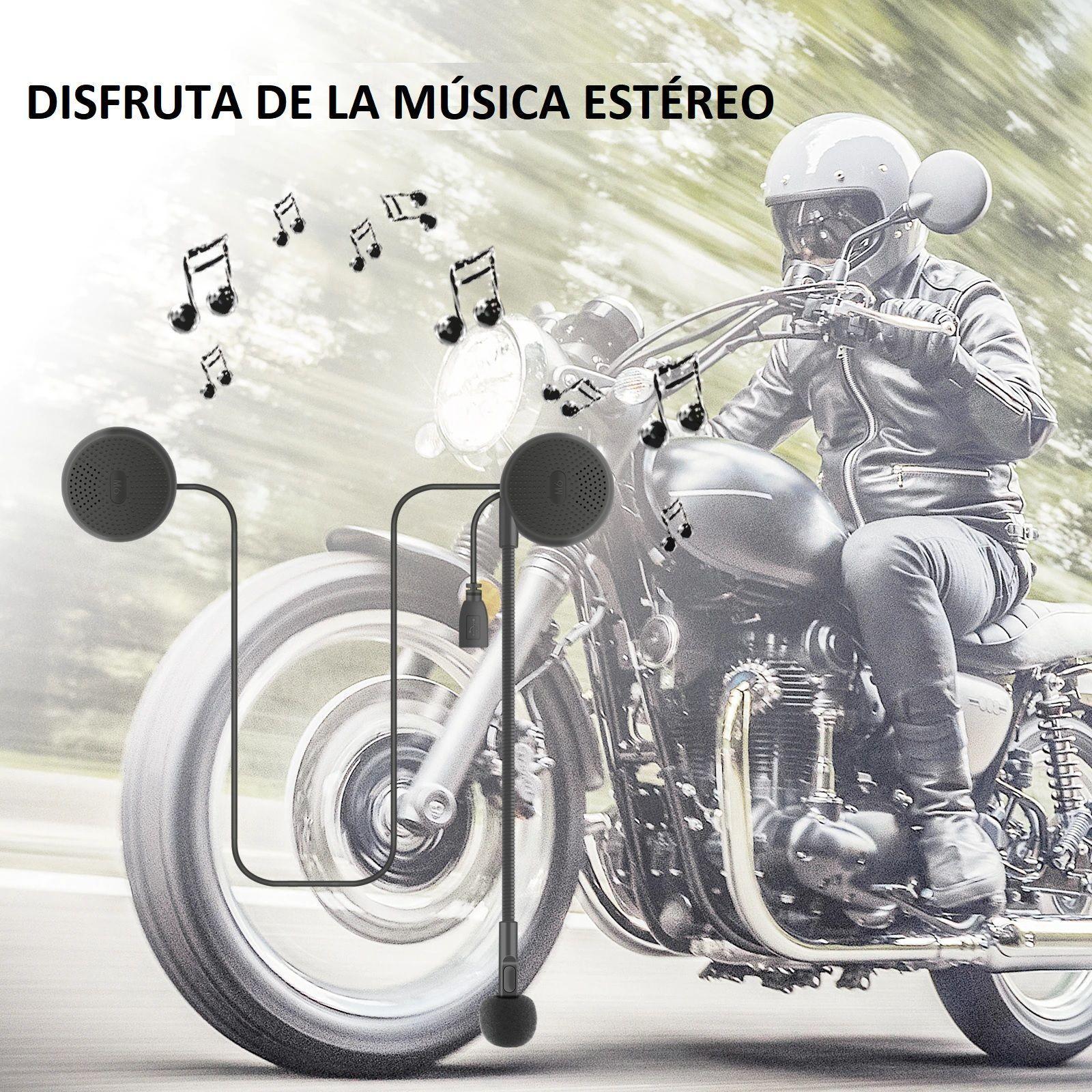 Audífonos bluetooth manos libres para casco moto M6-7