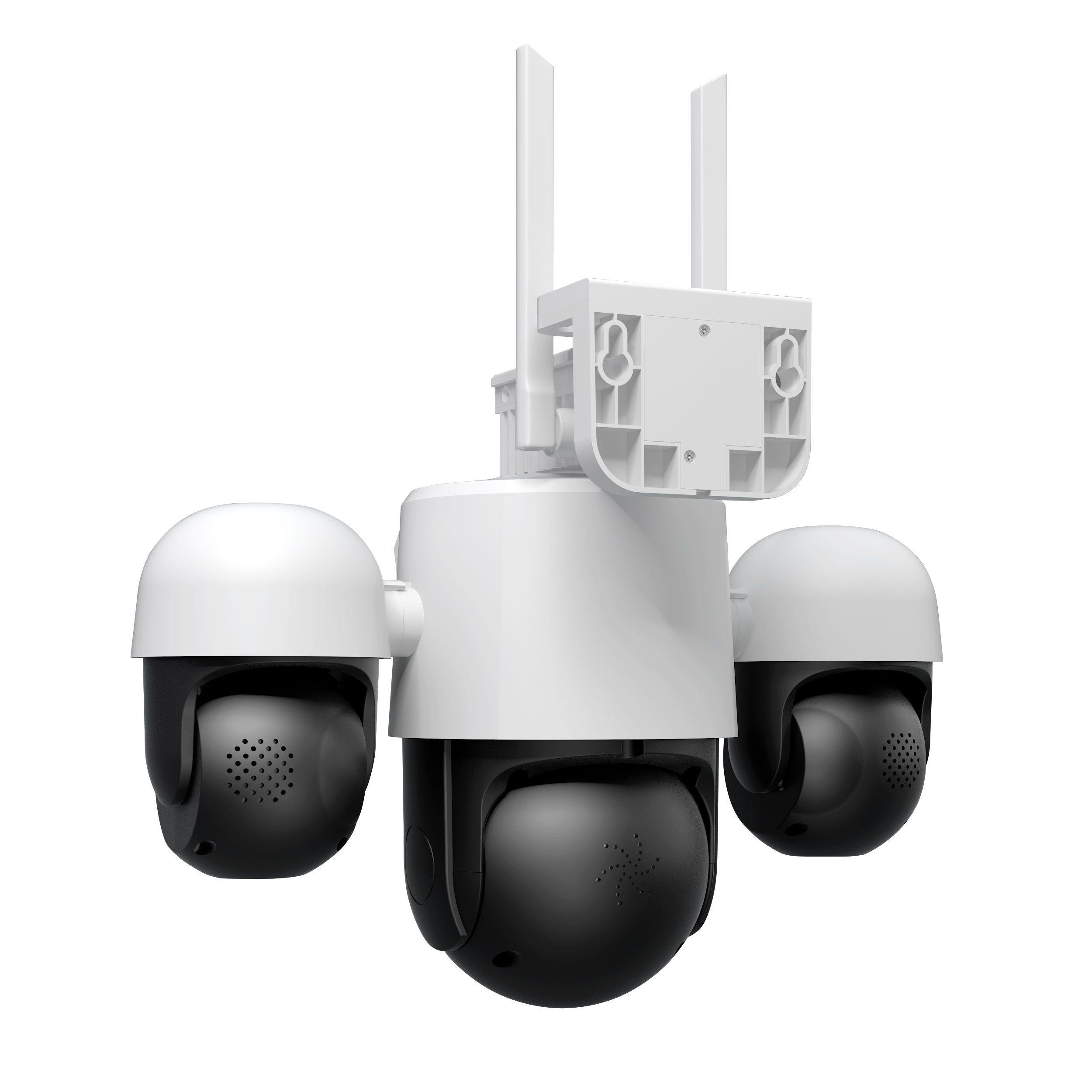 Camara IP PTZ 4 en 1 4x2mp 1080p h.265 Wifi Srihome SH069-3