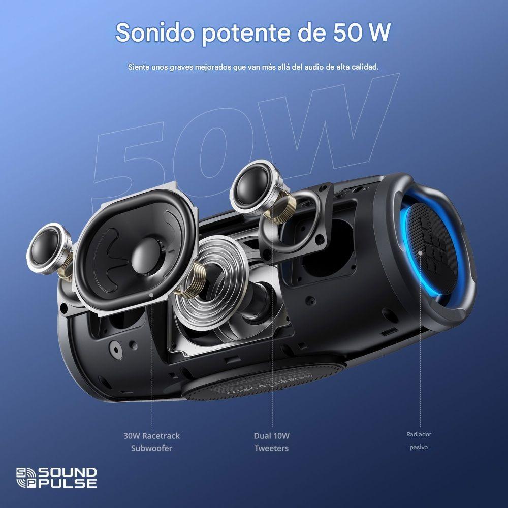 Parlante Bluetooth Tronsmart Mirtune S100 50W Portátil IPX7 Potente-2