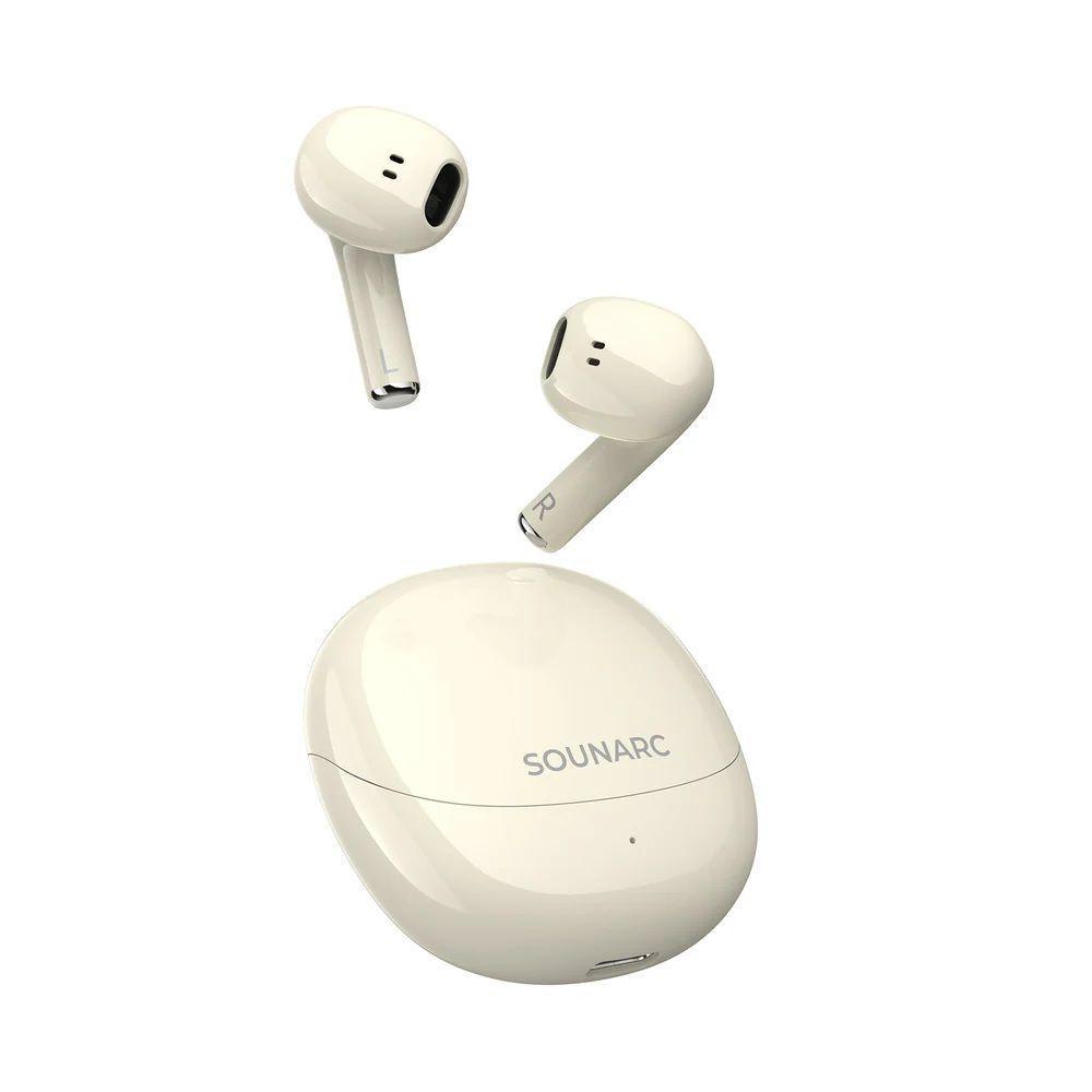 Audífonos Bluetooth 5.3 Semi In Ear IPX5 20h Carga Rápida Sounarc Q3-0