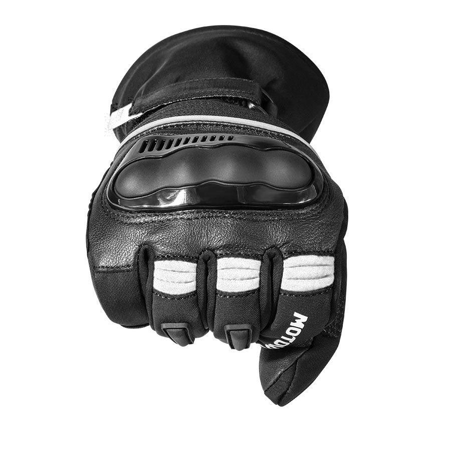 Guantes para motociclismo de invierno Motowolf MDL0318 - Negro/Gris-2