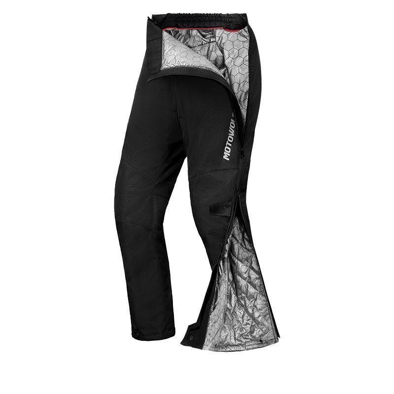 Pantalón Moto Invierno Térmico Impermeable con rodilleras Motowolf TM2-2