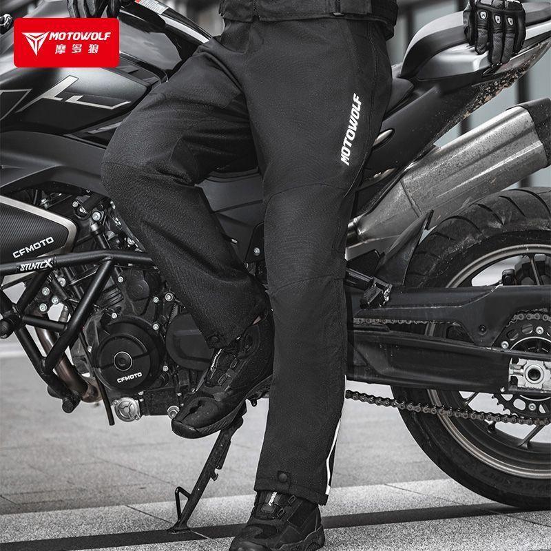 Pantalón Moto Invierno Térmico Impermeable con rodilleras Motowolf TM2-4