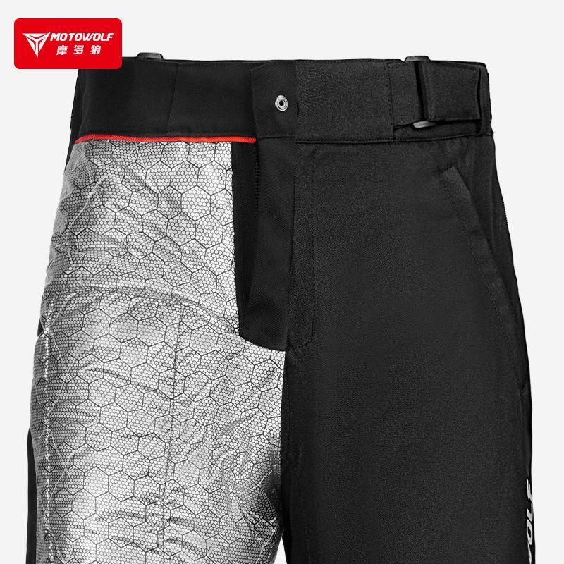 Pantalón Moto Invierno Térmico Impermeable con rodilleras Motowolf TM2-7