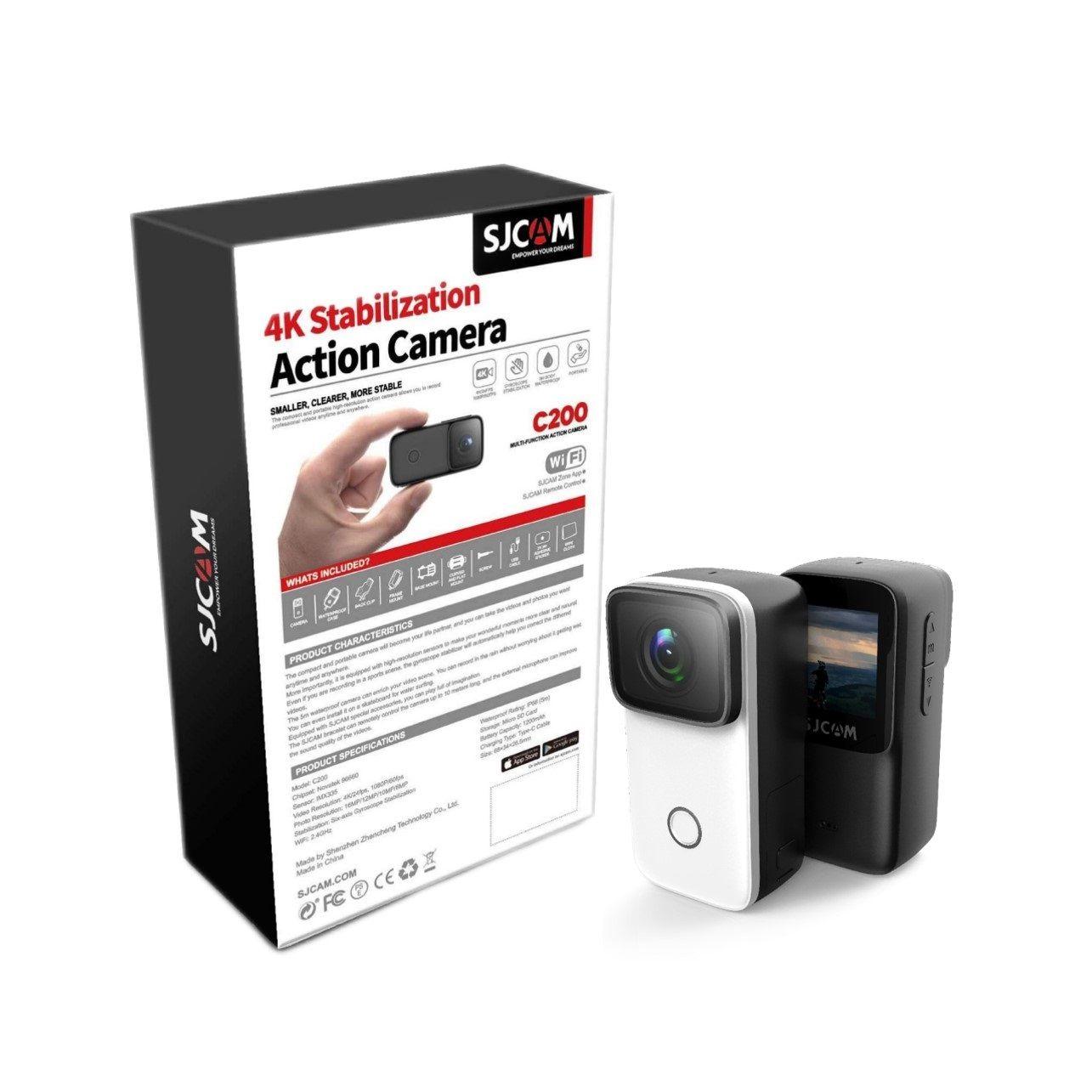 Cámara Deportiva Portable SJCAM C200 4K GYRO Wifi IP68 40Mts-6
