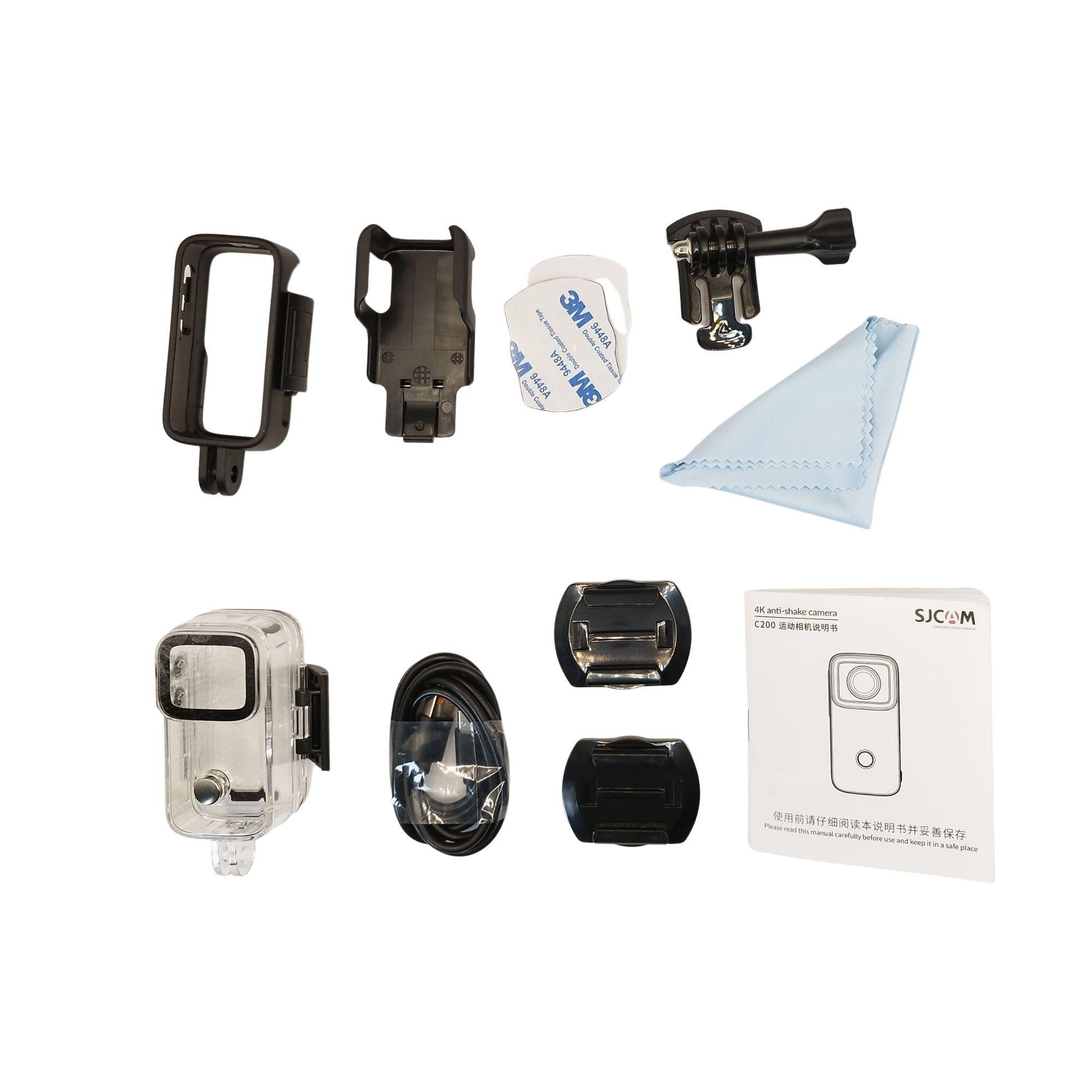 Cámara Deportiva Portable SJCAM C200 4K GYRO Wifi IP68 40Mts-7
