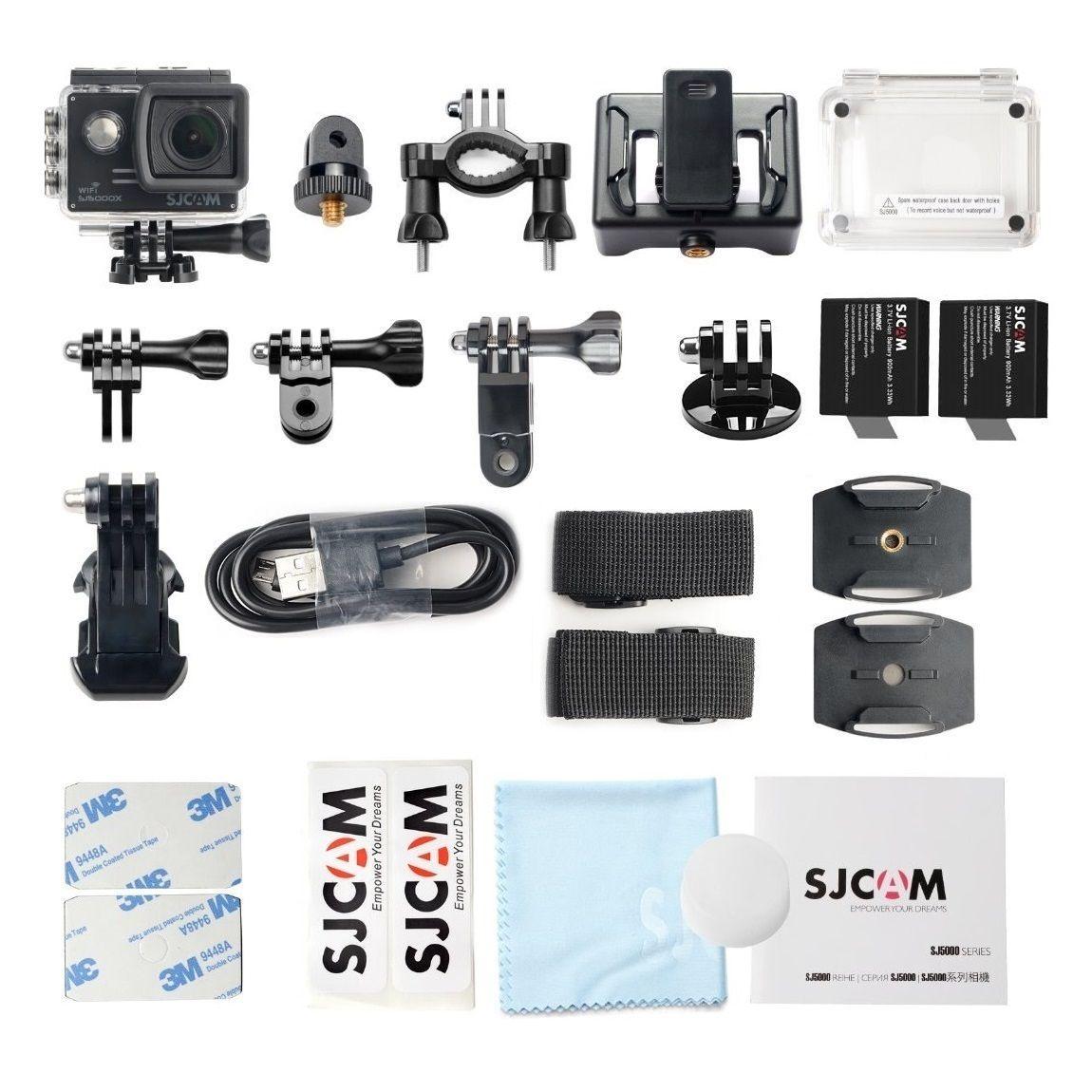 Cámara Deportiva SJCAM SJ5000X 4K WIFI Gyro estabilizador 2 baterias-7