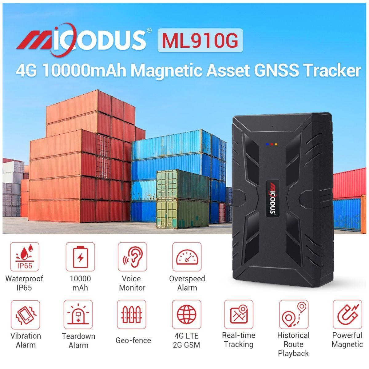 Rastreador GPS 4G ML910G 4G 10000mAh GPS Tracker-4