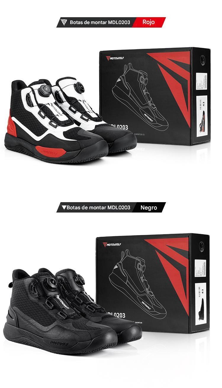 Botas seguridad Antideslizantes Moto MDL0203 -7