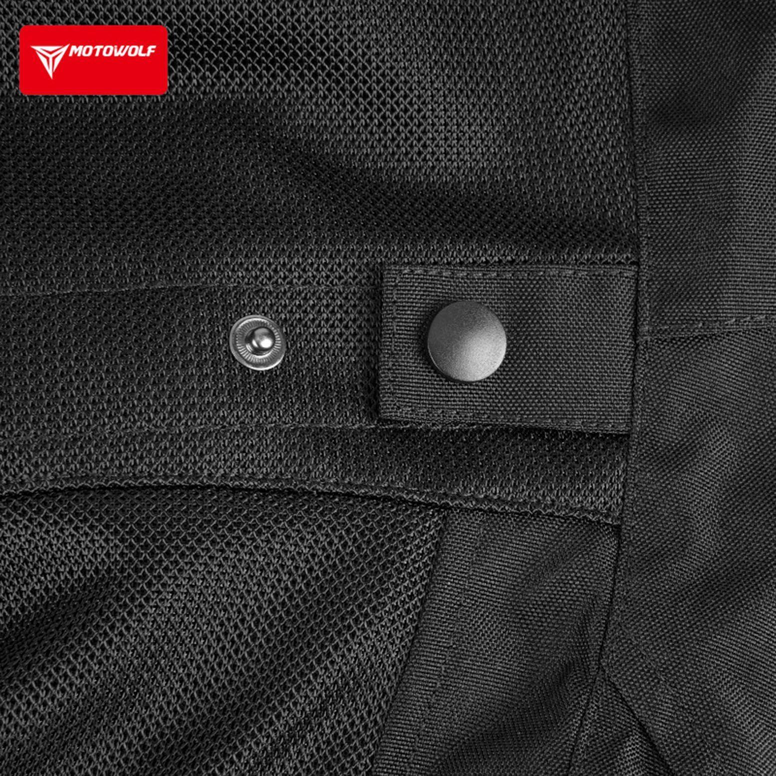 Pantalones de motociclismo con protecciones Motowolf 0611-8