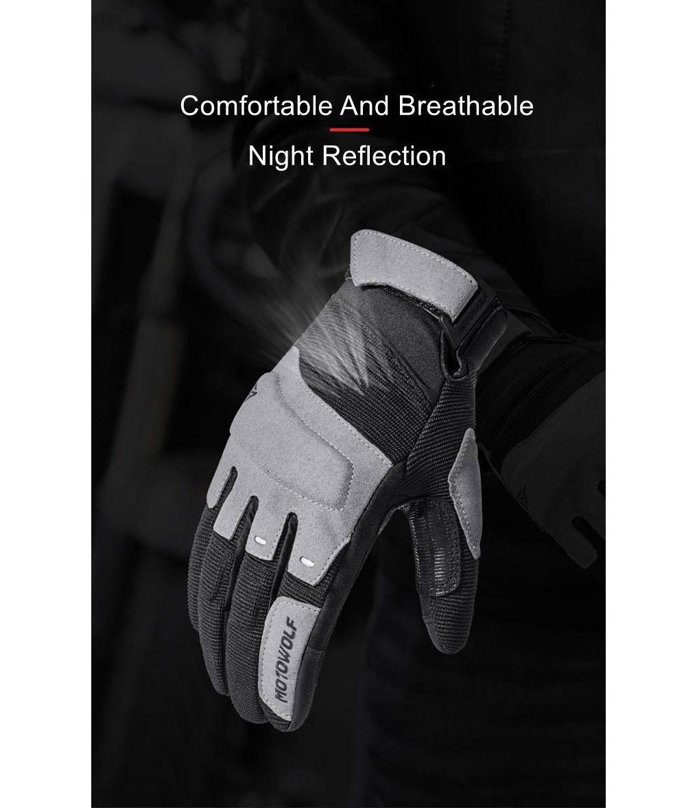 Guantes para motociclismo Motowolf 0325-5