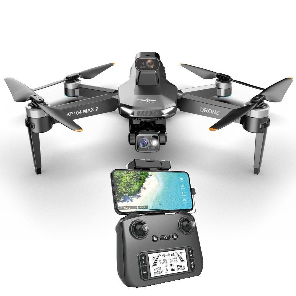 Dron KF104 MAX2 OAS gimbal GPS Wifi 5G 4k 6KM 3900mAh 2 Baterías-1