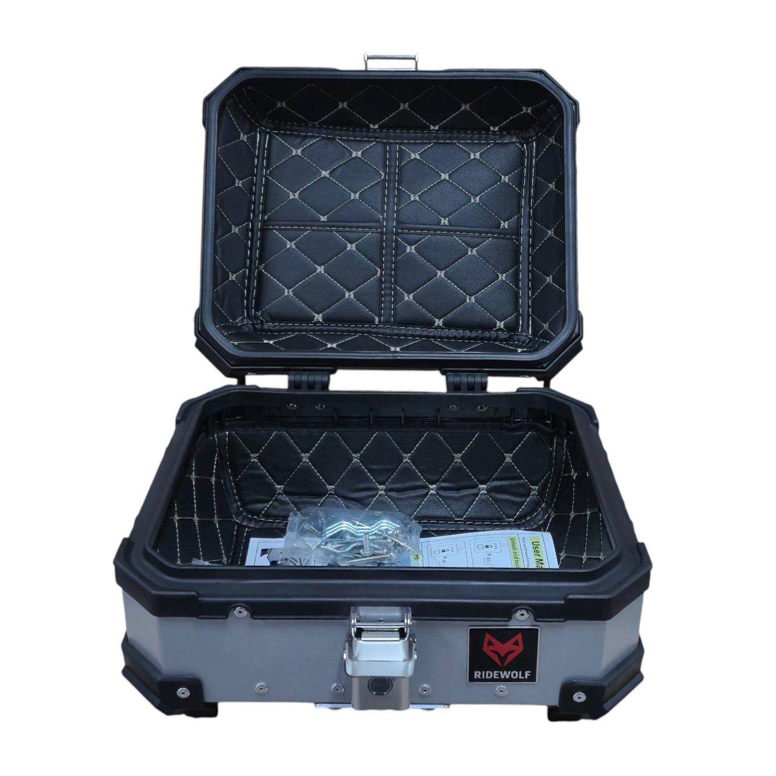 Baúl Top Case para motocicleta 28L RIDEWOLF 0712-28-3