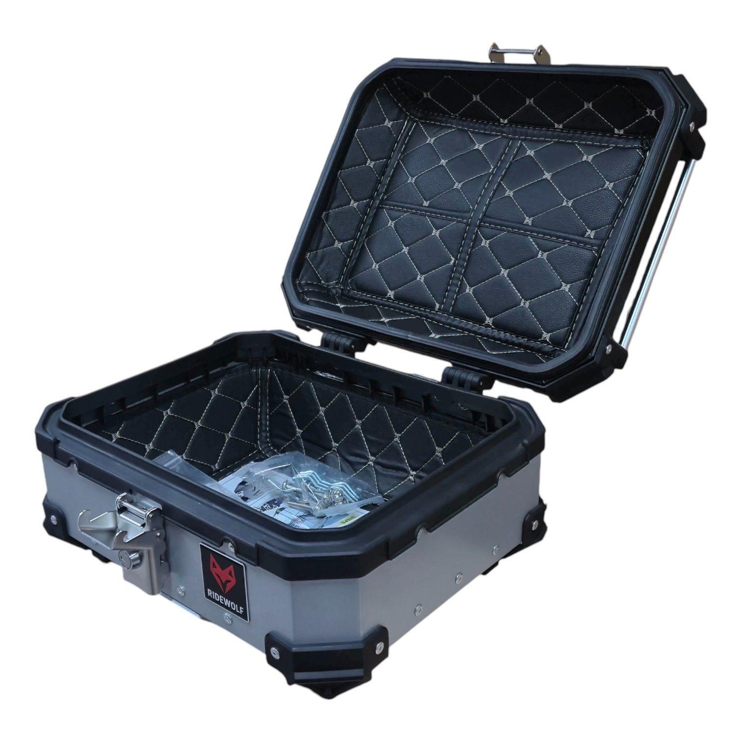 Baúl Top Case para motocicleta 28L RIDEWOLF 0712-28-4