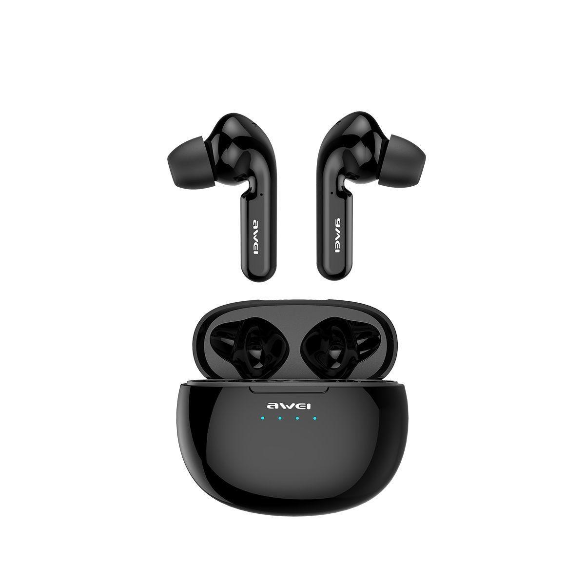 Audífonos Bluetooth Awei T15 TWS con caja de carga-3