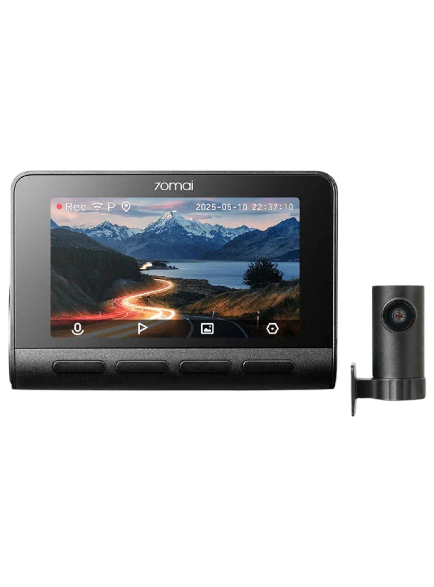 Set Dual 70mai A800SE-1 Cámara Para Vehículo 4K HDR GPS ADAS NightVis Wi-Fi A800SE + Trasera RC22-2