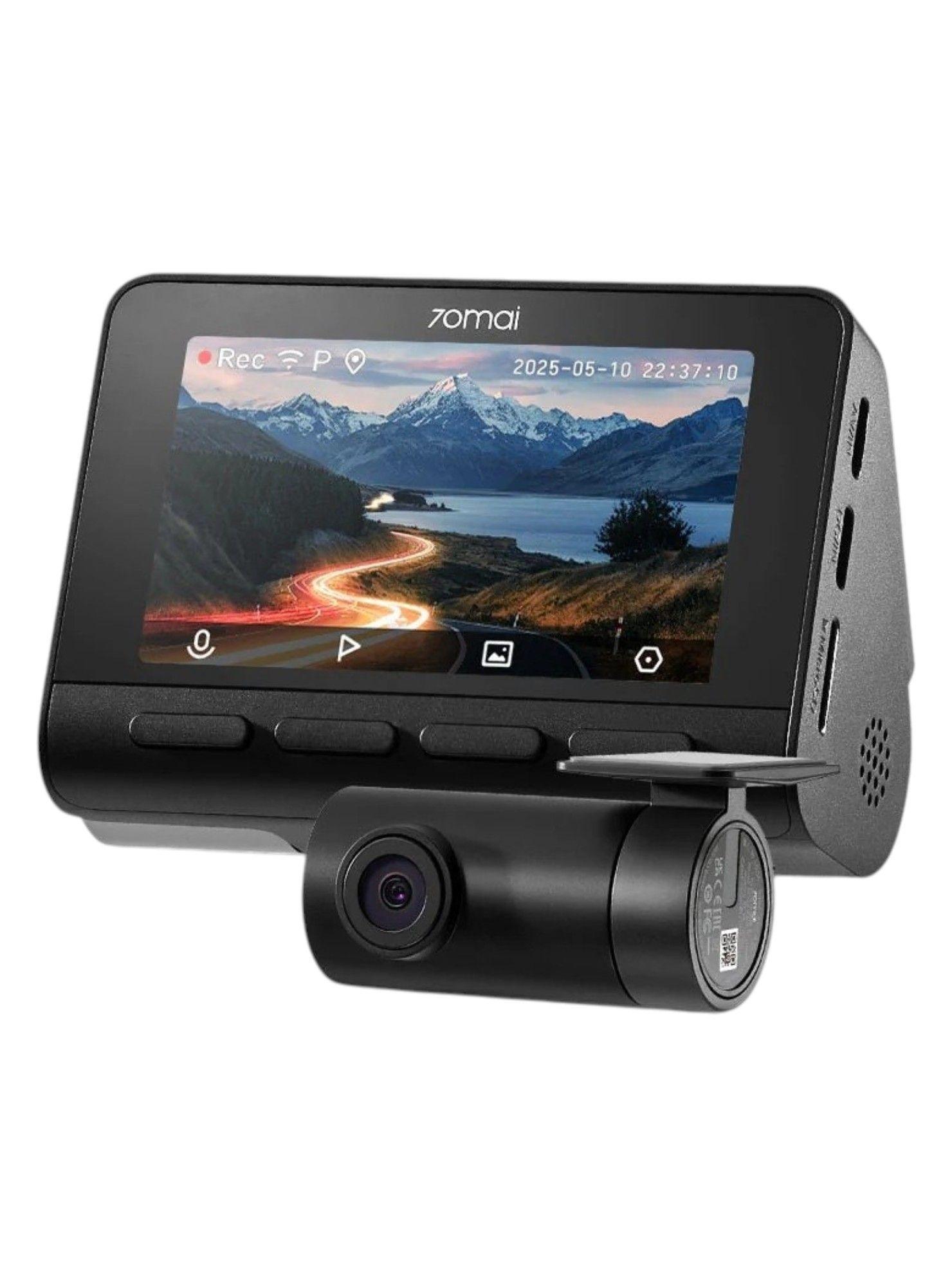 Set Dual 70mai A800SE-1 Cámara Para Vehículo 4K HDR GPS ADAS NightVis Wi-Fi A800SE + Trasera RC22-3