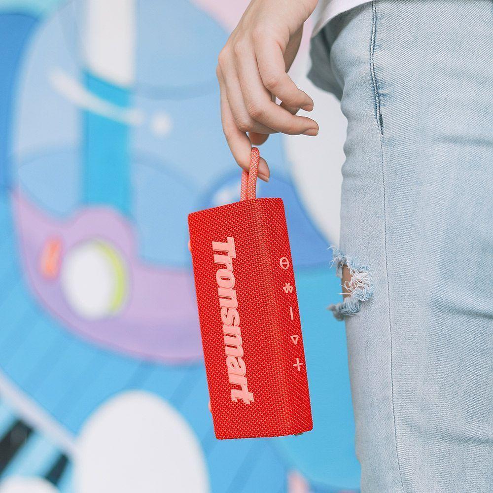 Parlante Bluetooth impermeable IPX7 Tronsmart Trip 10W SoundPulse - rojo-6