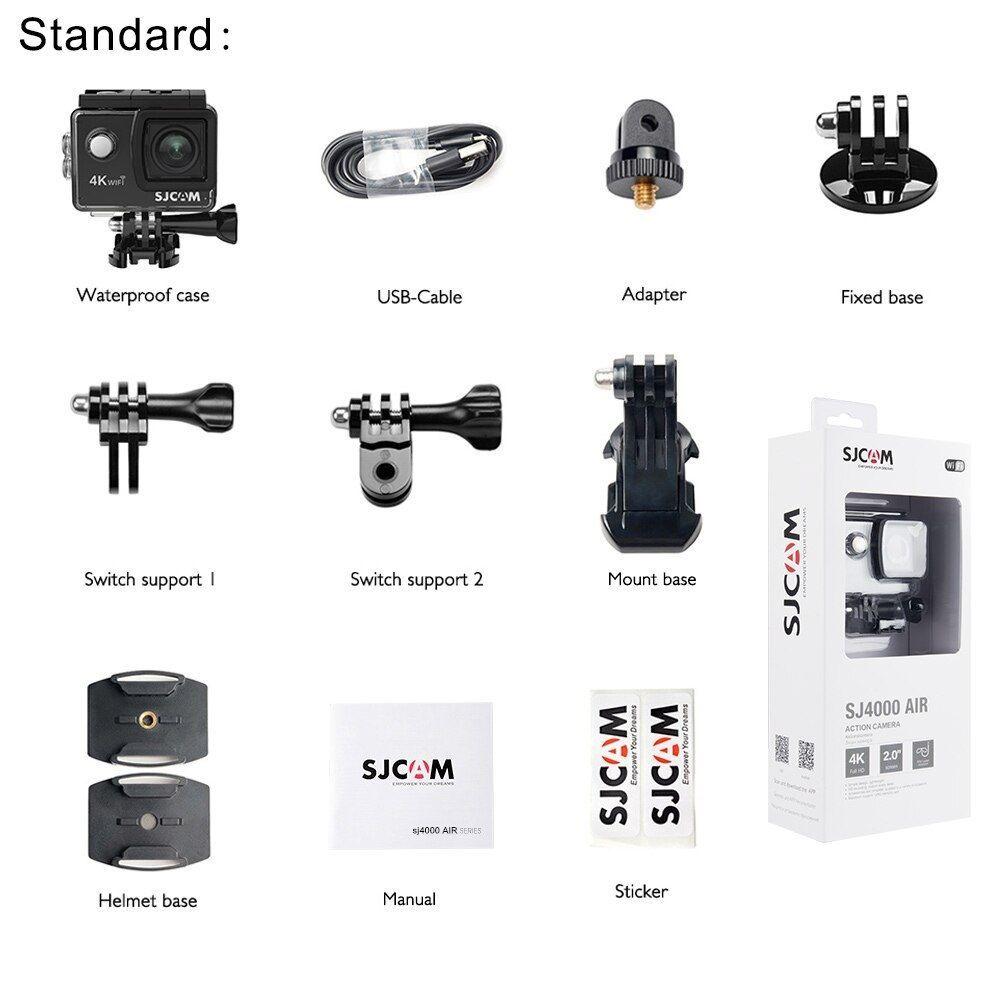 Cámara Deportiva SJCAM SJ4000 AIR 4K WIFI Cámara Sumergible-3