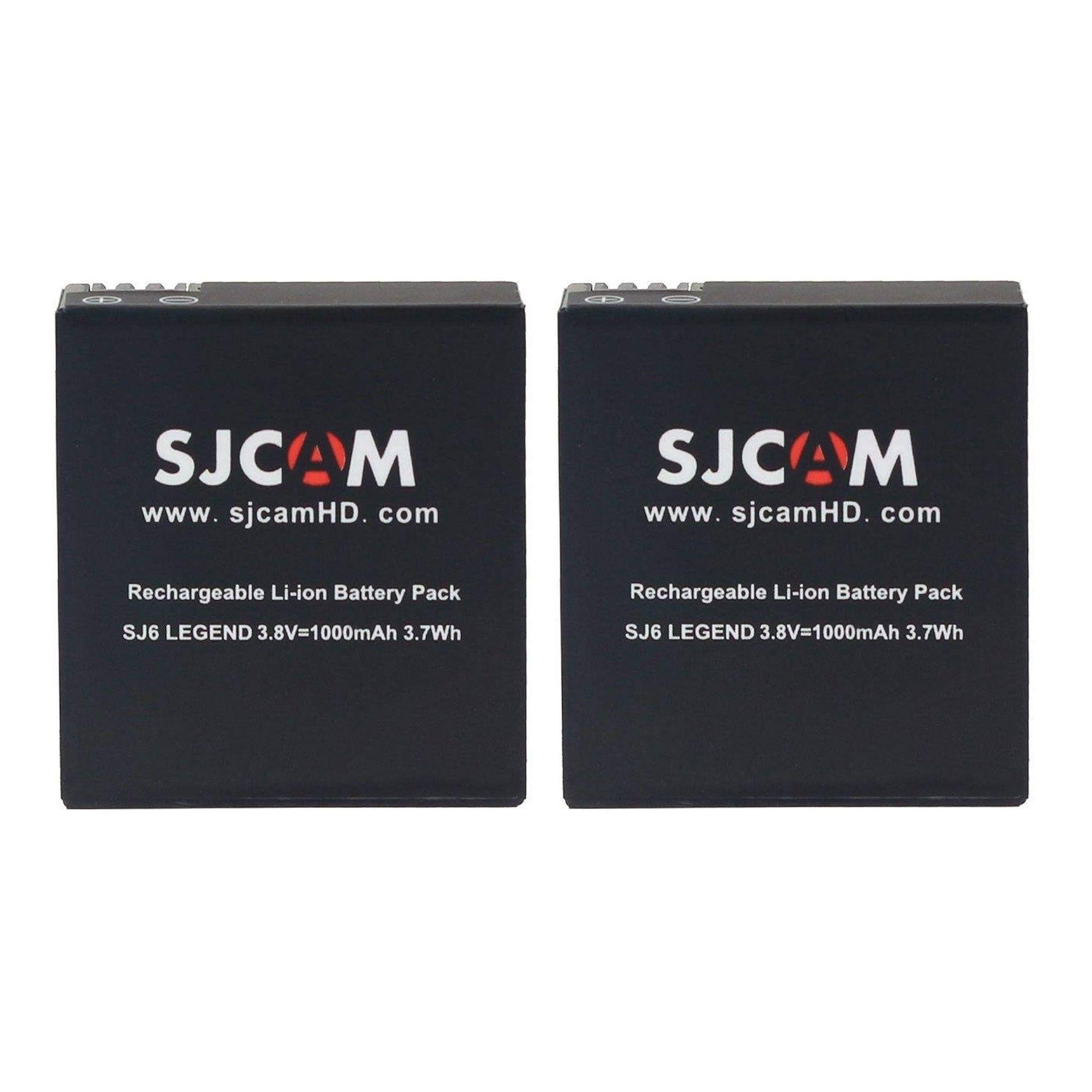 Pack 2 Baterías de litio 1000mAh para cámara deportiva SJCAM SJ6 LEGEND / SJ6 PRO-1