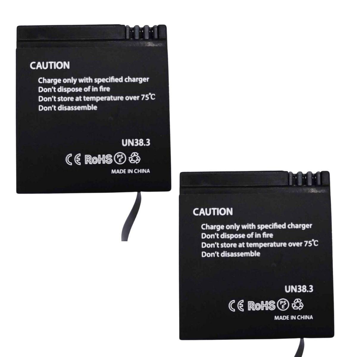 Pack 2 Baterías de litio 1000mAh para cámara deportiva SJCAM SJ6 LEGEND / SJ6 PRO-2