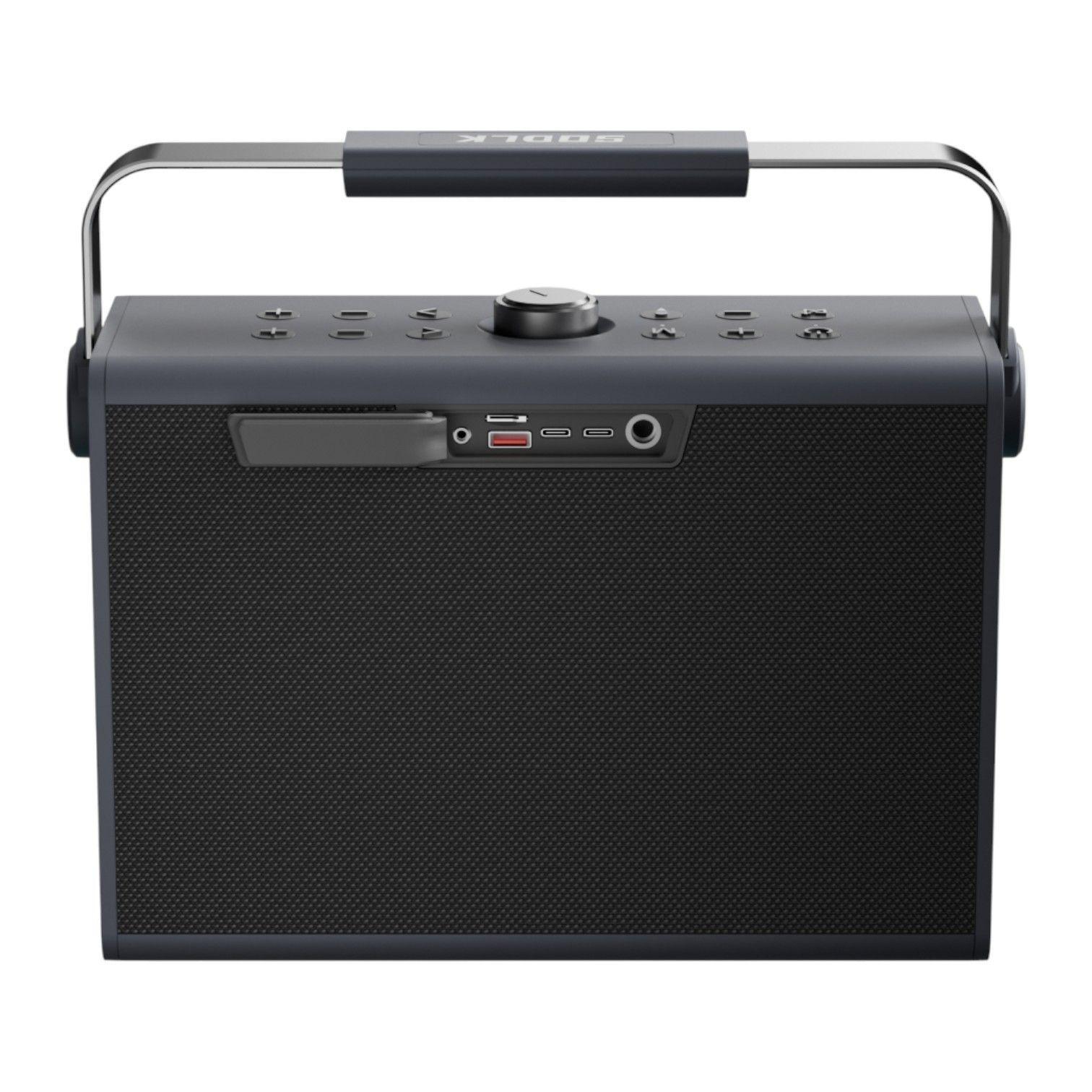 Parlante Altavoz Bluetooth 5.3 Karaoke 2 Mic 200W 20000mAh IPX6 TWS SODLK S1117-4