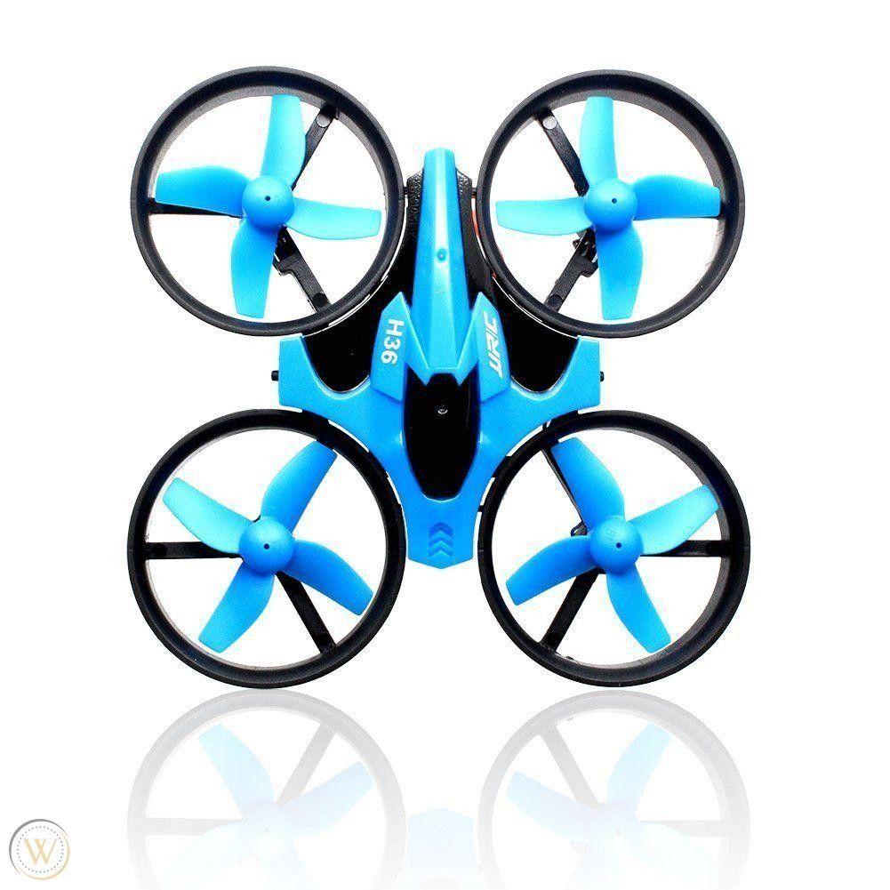 Dron JJRC H36 2.4GHz Gyro RC Quadcopter 2 BATERIAS - Azul-4