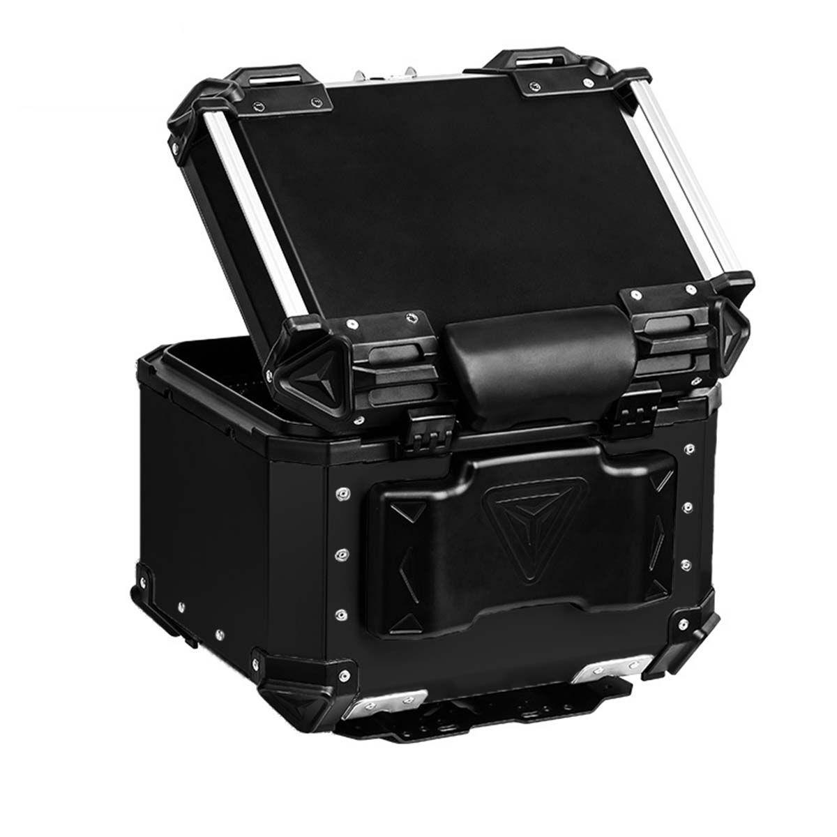 Baúl Top Case Para Moto 50 Litros Motowolf 0712 Black-3