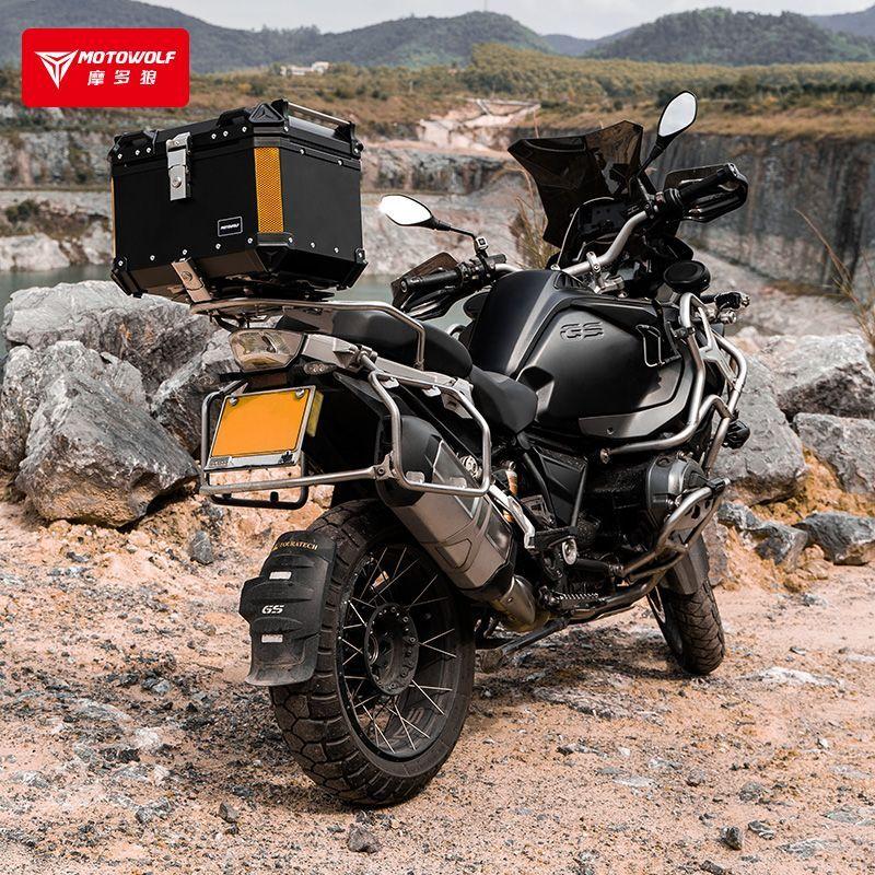 Baúl Top Case Para Moto 50 Litros Motowolf 0712 Black-6