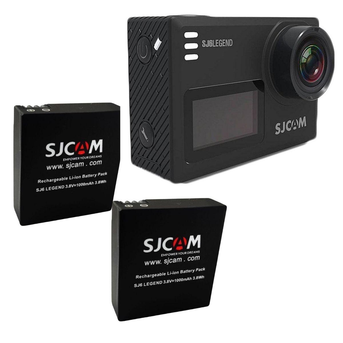 Pack Cámara Deportiva SJCAM SJ6 LEGEND 4K Wifi Estabilizador giroscópico más 2 Báterías-3