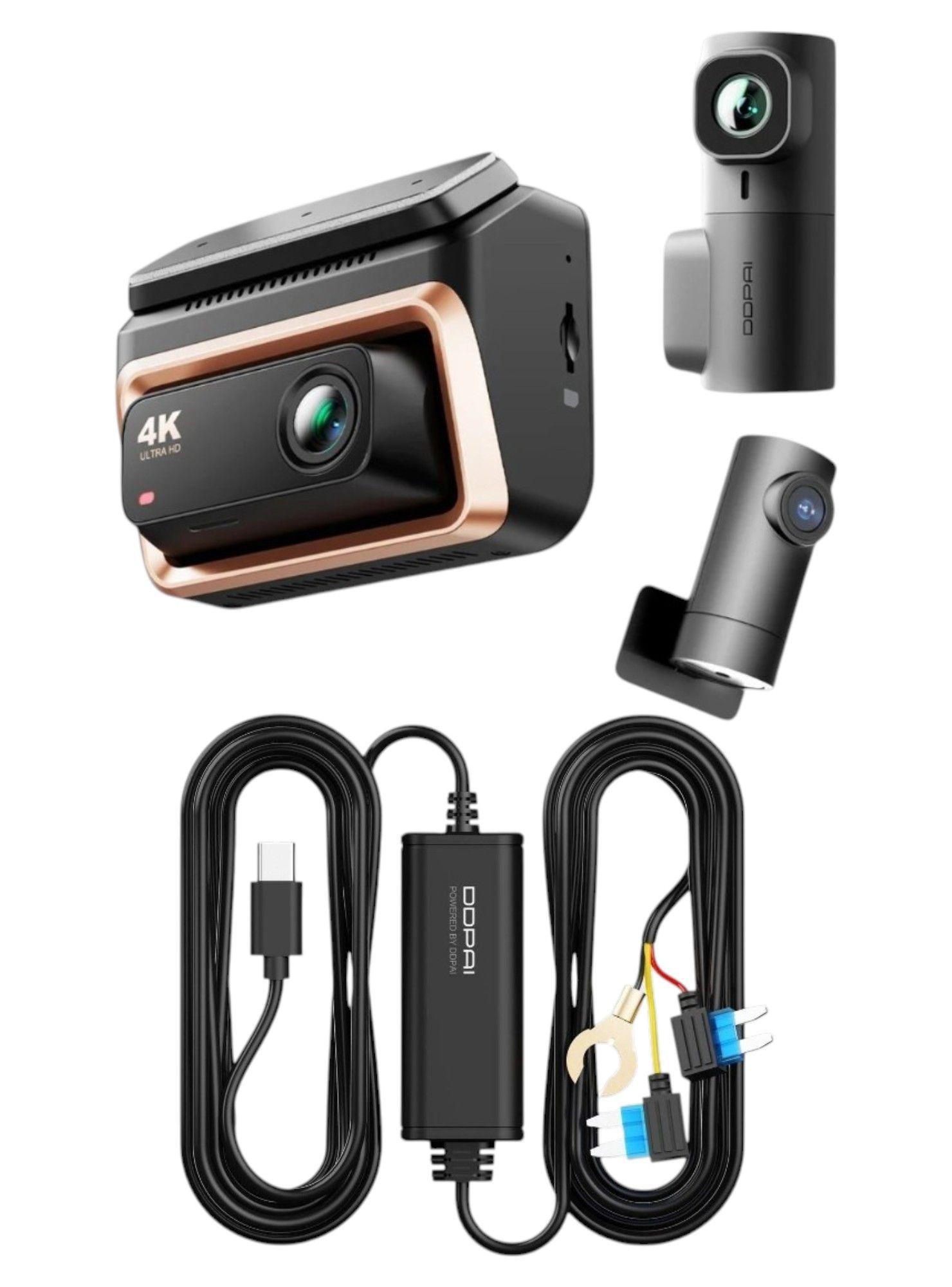Cámara Para Vehículo DDPAI Z60 Pro 3CH 4K 2K 1080p + IPS Hardwire Kit-2