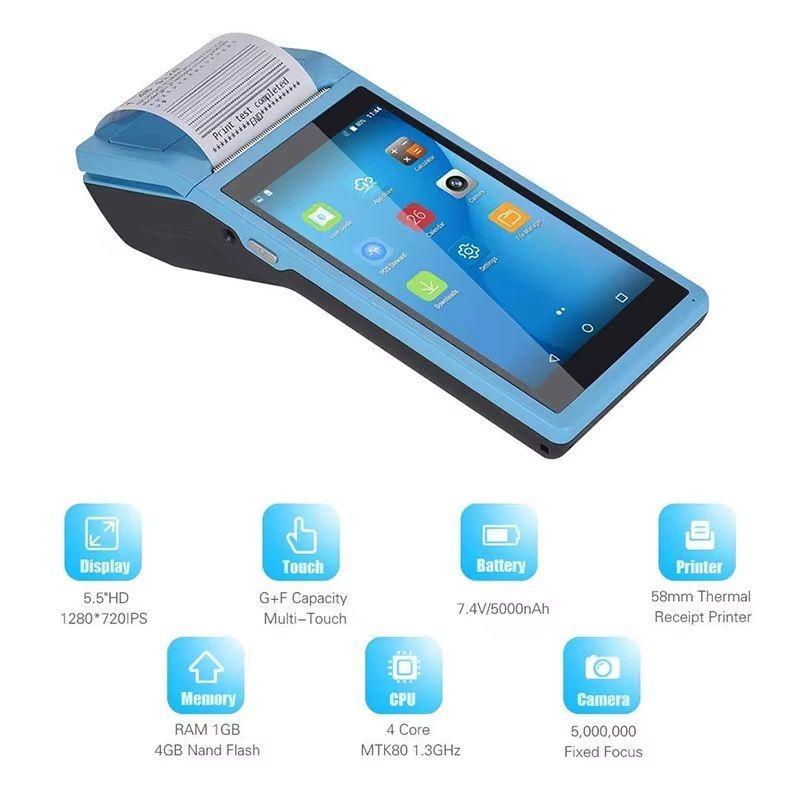Terminal Android POS Wifi Impresora Bluetooth 58mm PDA58-4