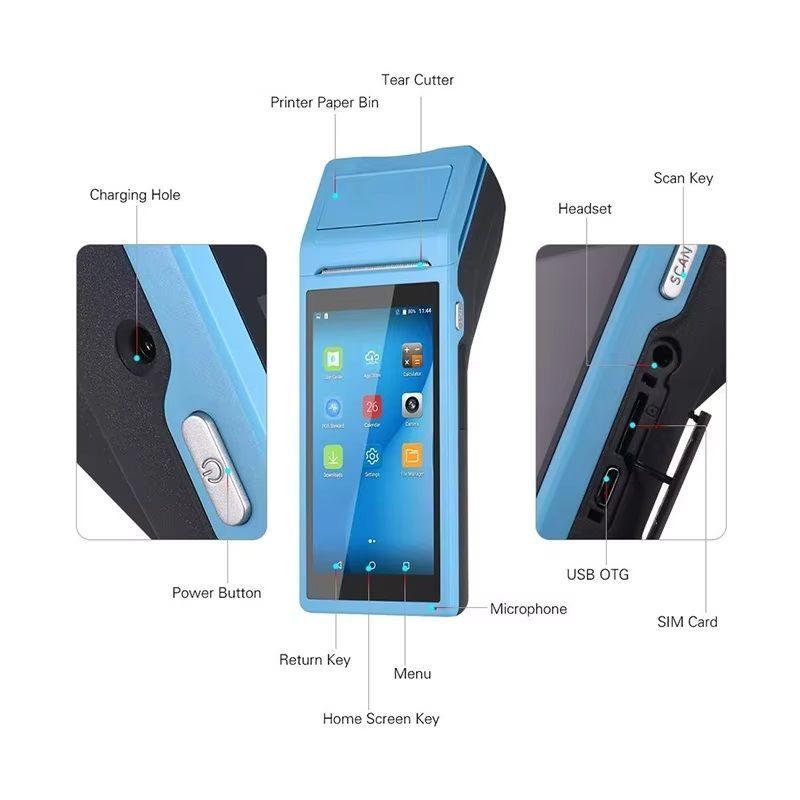 Terminal Android POS Wifi Impresora Bluetooth 58mm PDA58-5