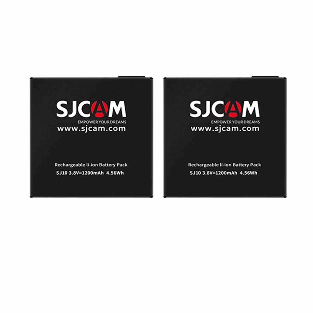 Pack 2  Baterias de litio 1300mAh para cámara deportiva SJCAM SJ10 y SJ11 SERIES-2
