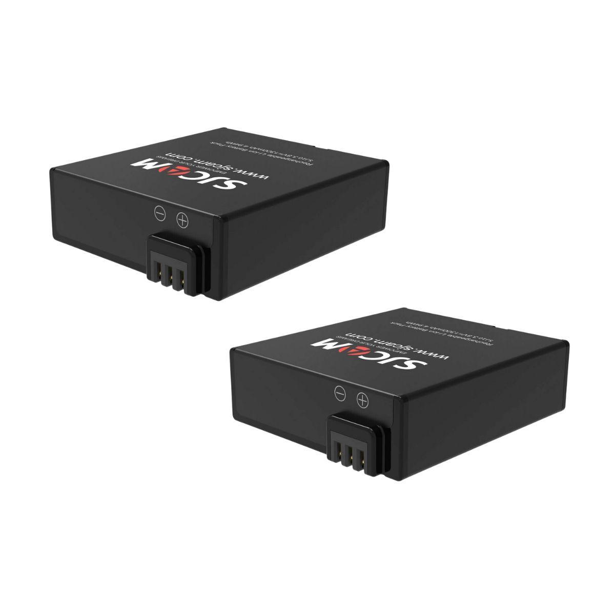 Pack 2  Baterias de litio 1300mAh para cámara deportiva SJCAM SJ10 y SJ11 SERIES-3