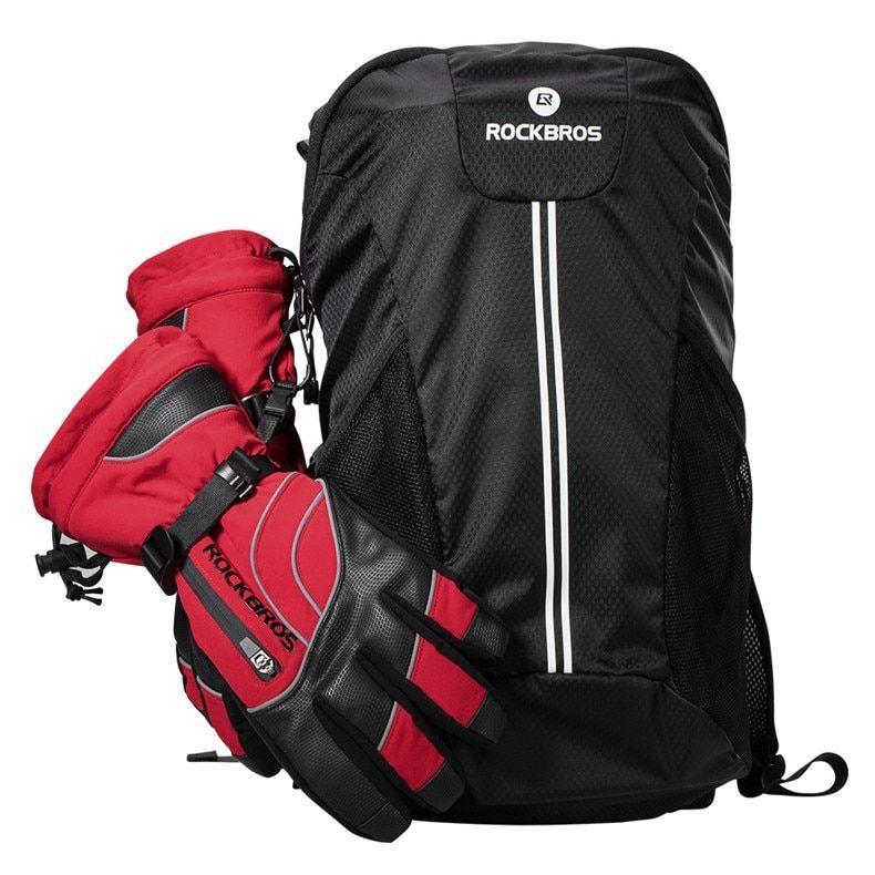 Rockbros S133 Guantes de invierno Ski, motociclismo, Ciclismo - Rojo-1