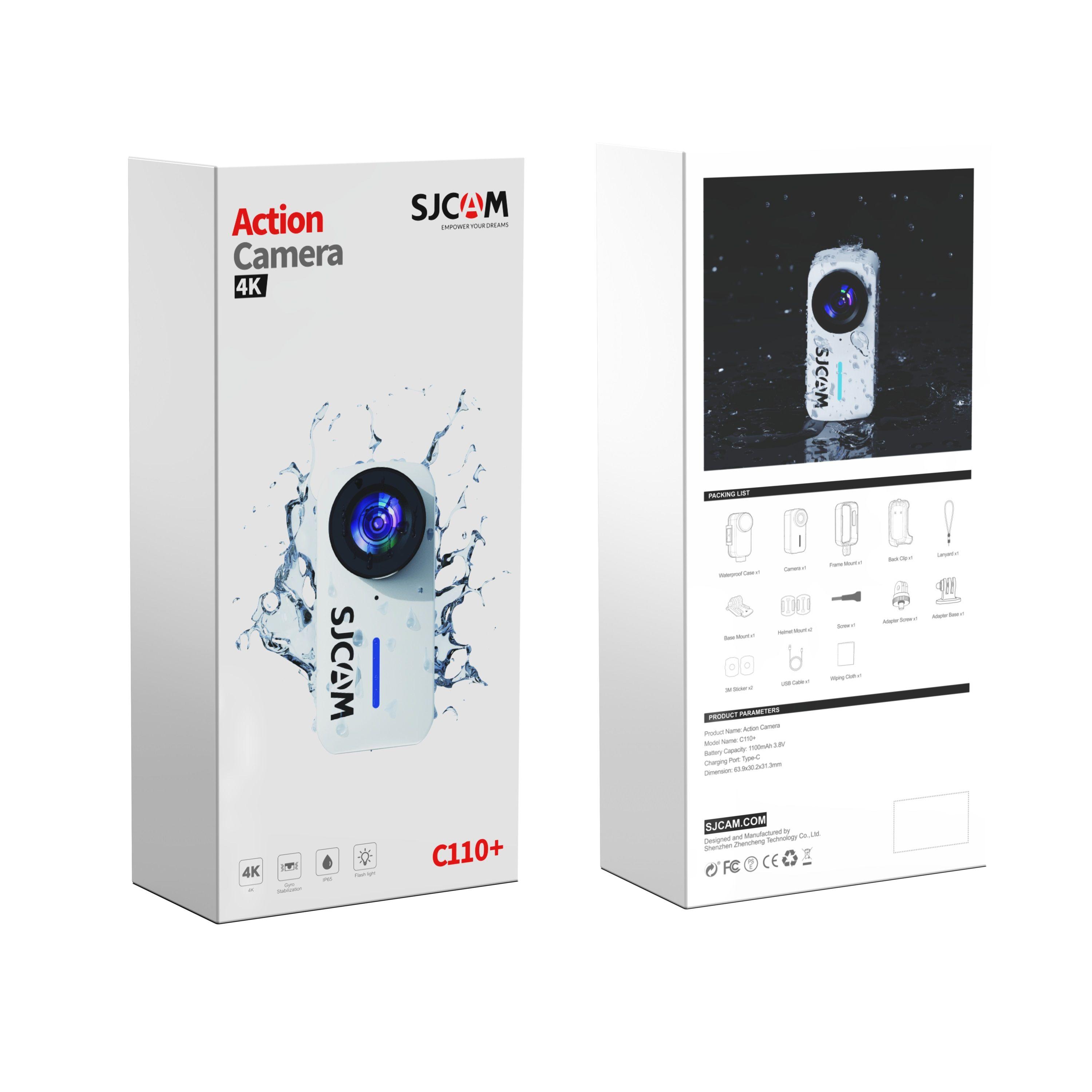 Mini Cámara Deportiva SJCAM C110 Plus 20MP 4K GYRO Wifi Impermeable 30M-8