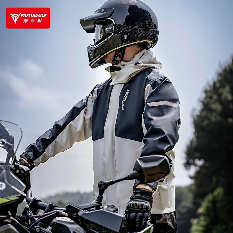 Traje Impermeable Motowolf MDL0405 Hombre Moto 190T Resistente al Agua-5