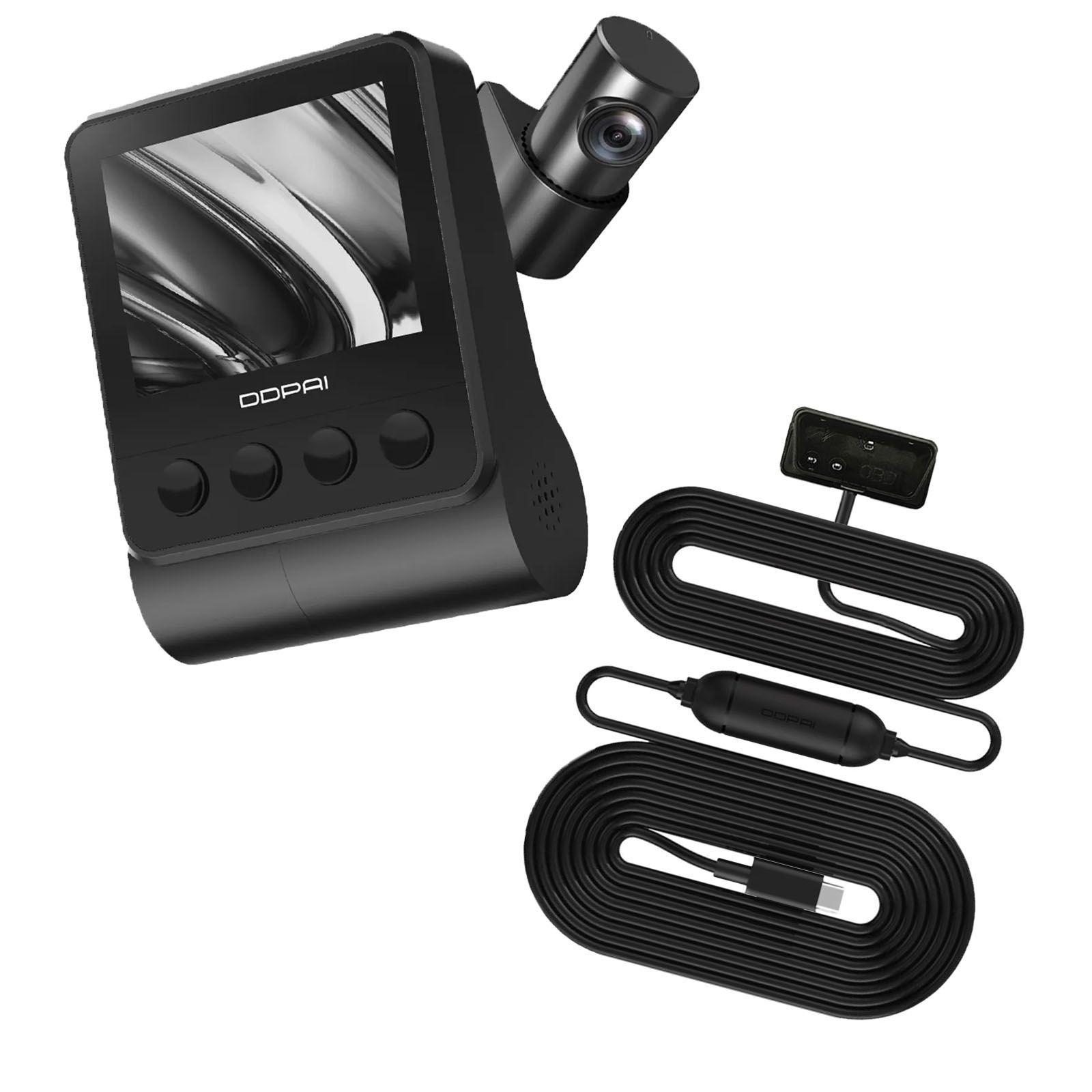 Cámara de vehículo dual 4K 1080p GPS ADAS DDPAI Z50 + Kit OBD DDPAI DC001-2