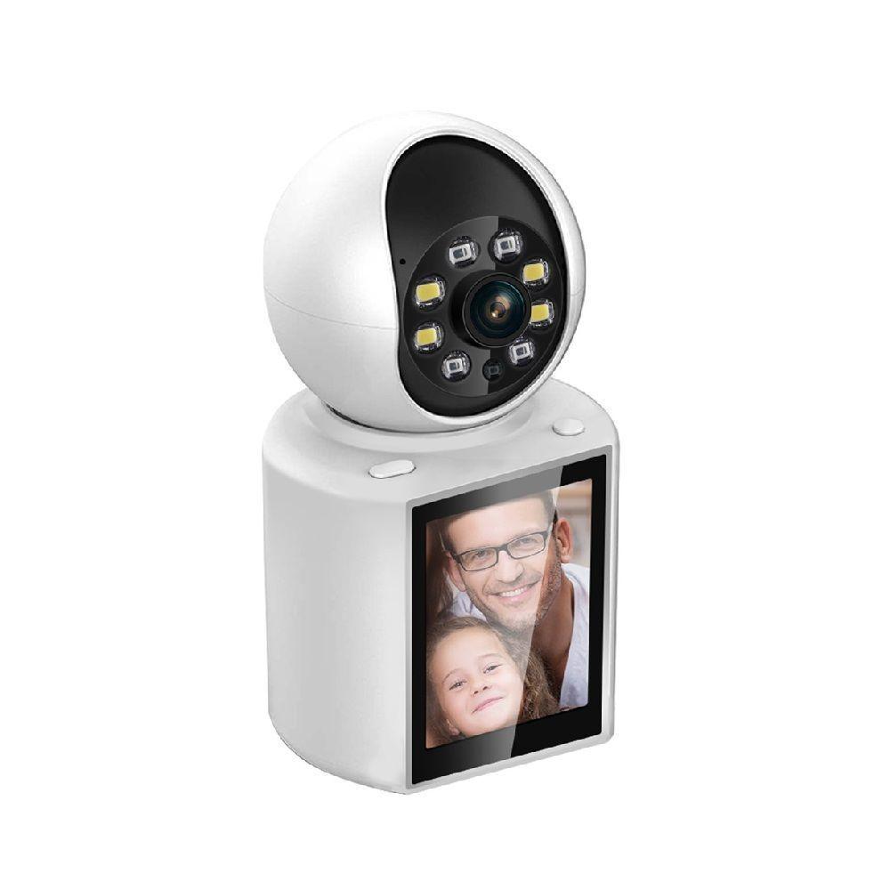 Cámara IP WiFi 3MP Pantalla 2,8" Detección Humana Visión Nocturna dual ESCAM QF104-2