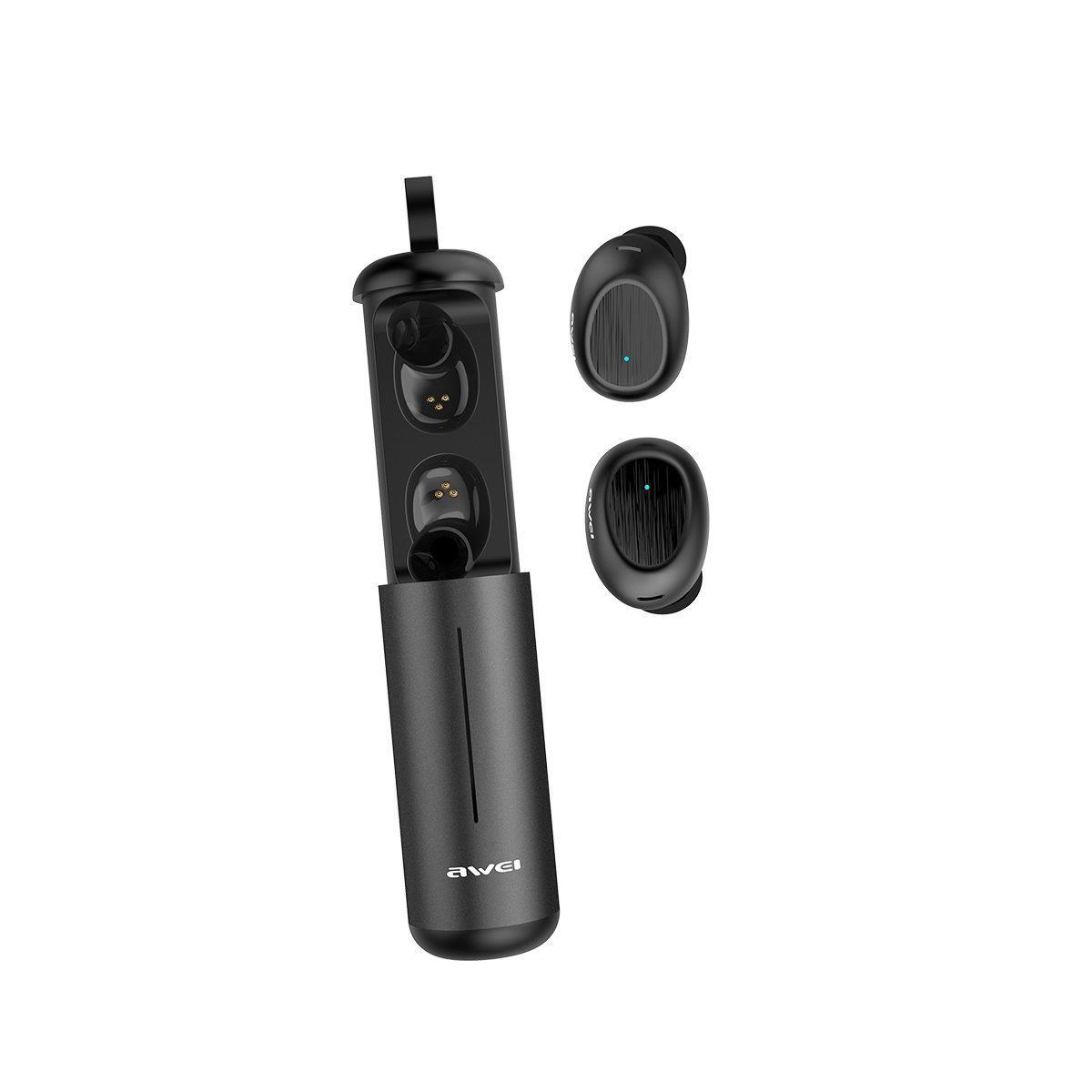 Audífonos Bluetooth Awei T55 TWS con caja de carga-3