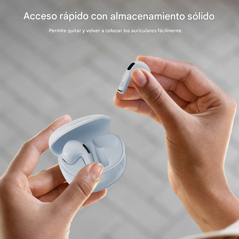 Audifonos Semi In Ear, Bluetooth 5.3, IPX5, 20 h, carga rápida, Sounarc Q3-5