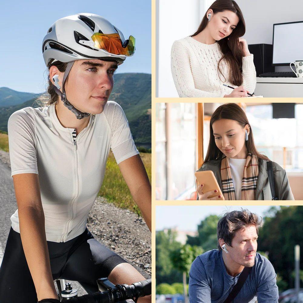 Audifonos Semi In Ear, Bluetooth 5.3, IPX5, 20 h, carga rápida, Sounarc Q3-7