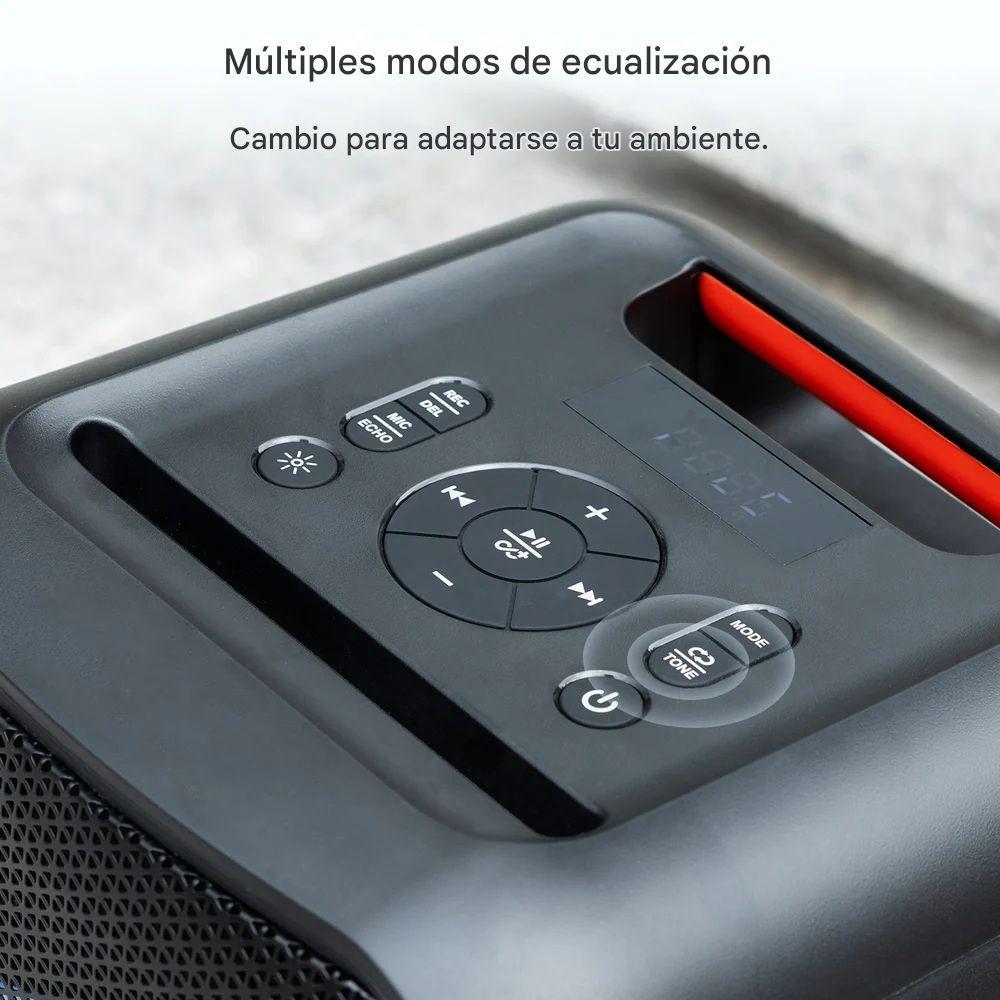 Parlante Fiesta 80W Bluetooth 5.3 Batería 10000mAh RGB 13H Sounarc L2-7