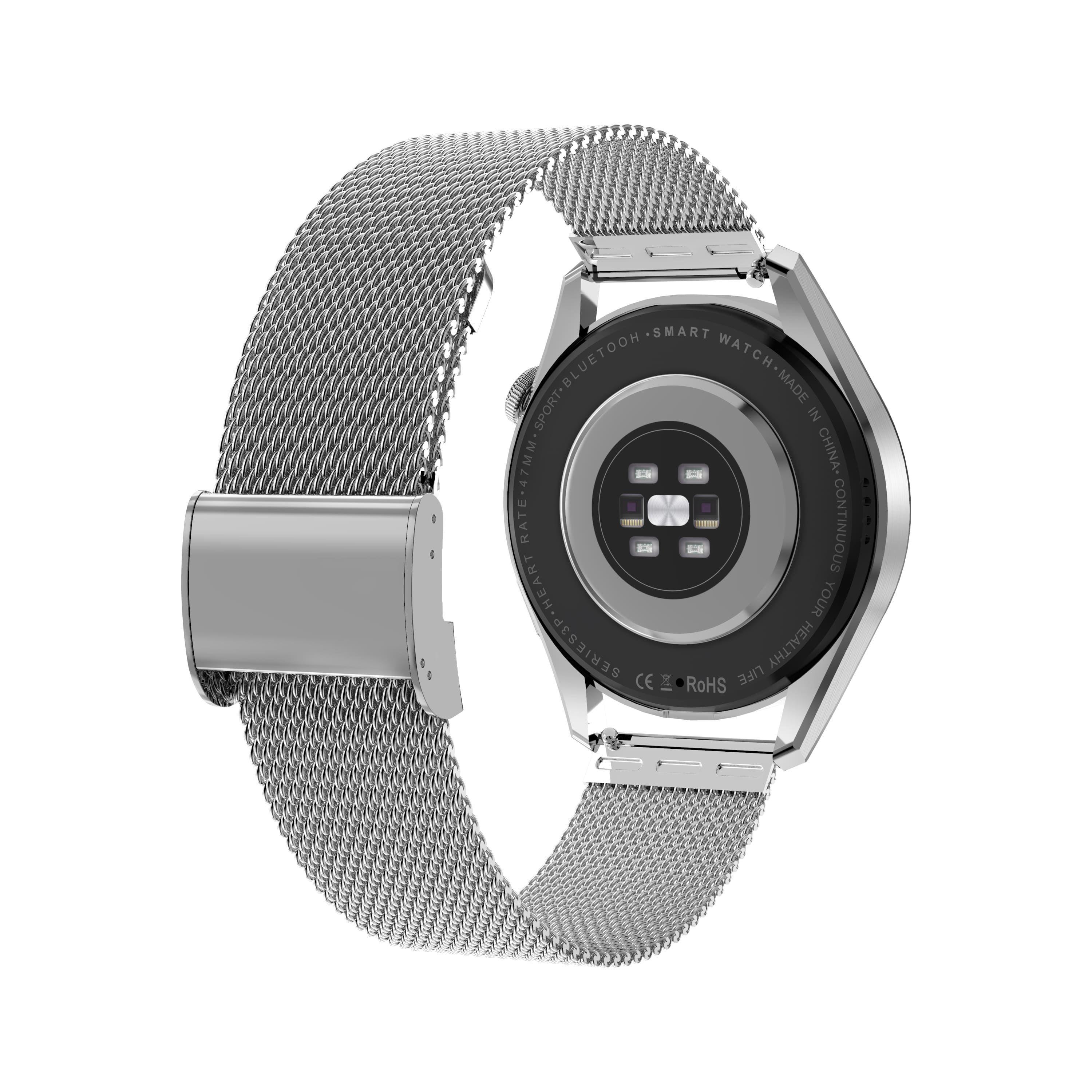 Smartwatch Reloj Inteligente Bluetooth 280 mAh 390x390 IP68 llamadas DT3 PRO - Silver-2