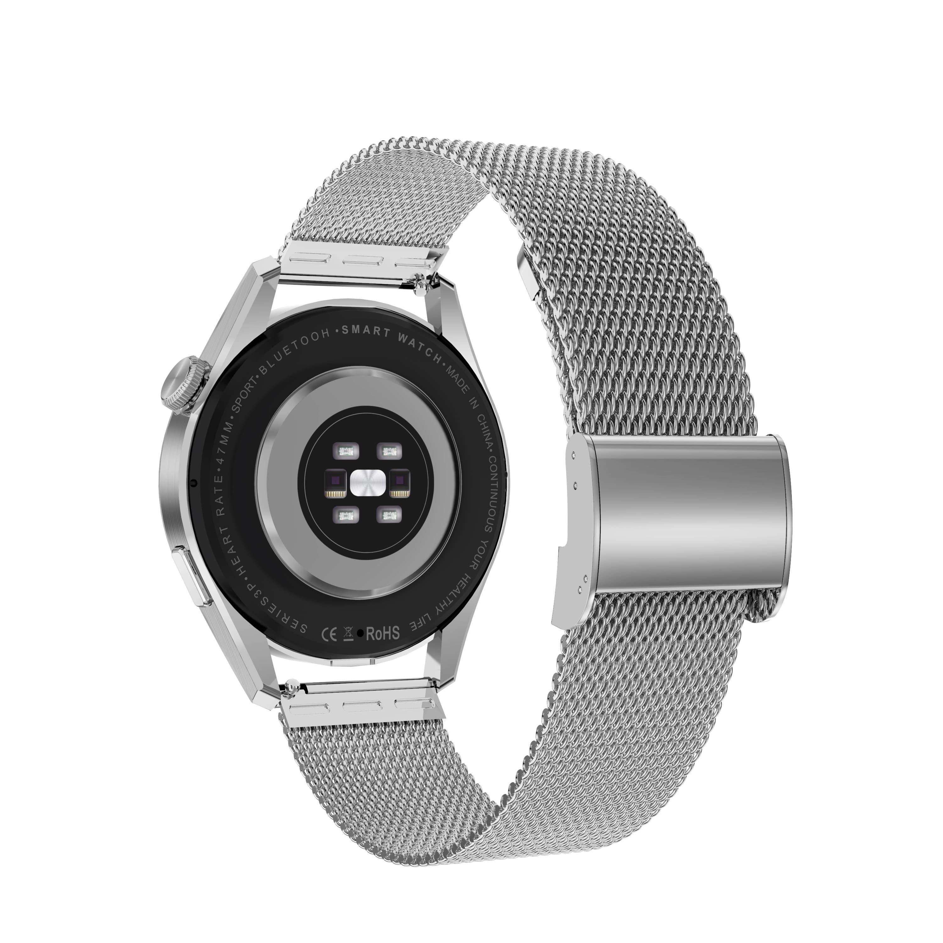 Smartwatch Reloj Inteligente Bluetooth 280 mAh 390x390 IP68 llamadas DT3 PRO - Silver-4