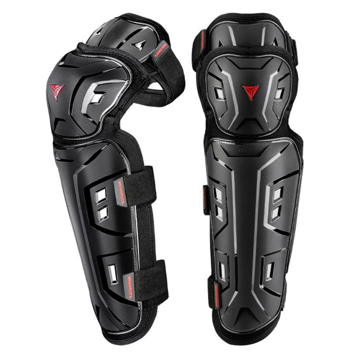 Rodilleras Largas para Motociclismo  Motowolf 1029HX-BK-2