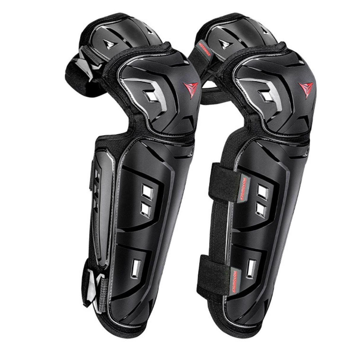 Rodilleras Largas para Motociclismo  Motowolf 1029HX-BK-3